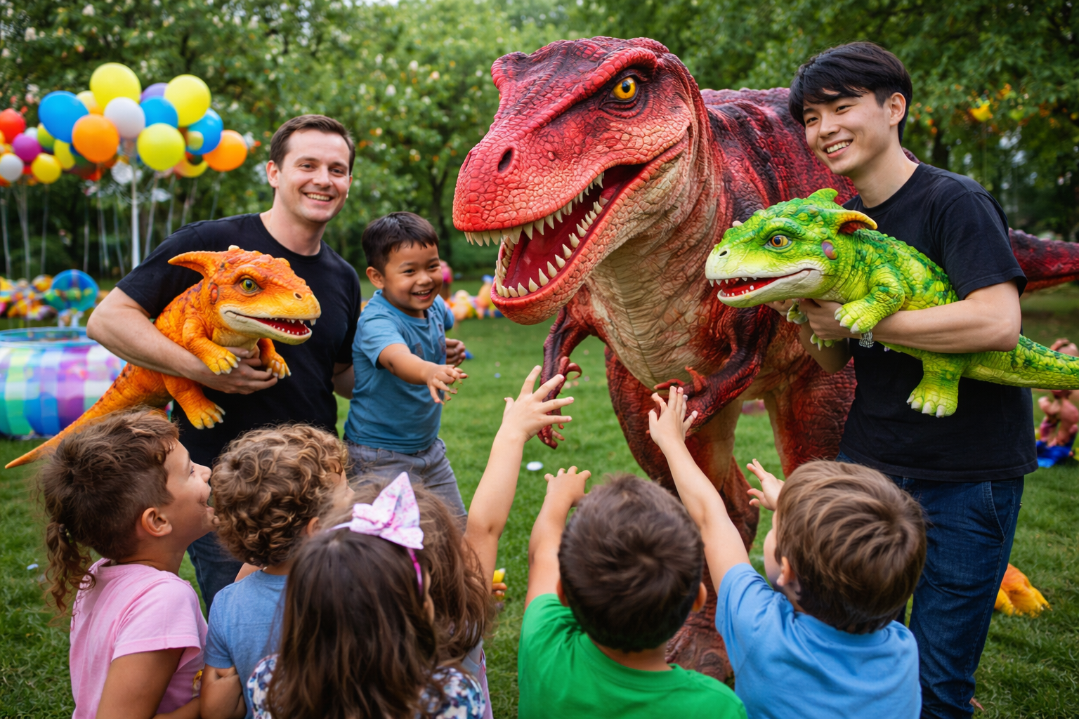 Dinosaur party in Edmonton for kids birthdays