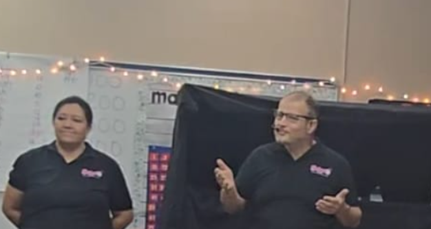 School entertainment team presentation