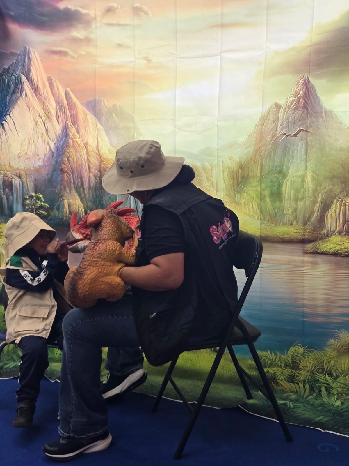 Realistic dinosaur entertainment for family events Alberta